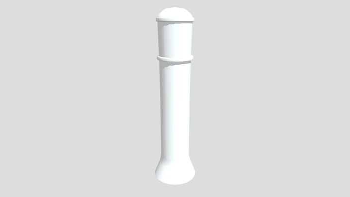Street Post 3D Model