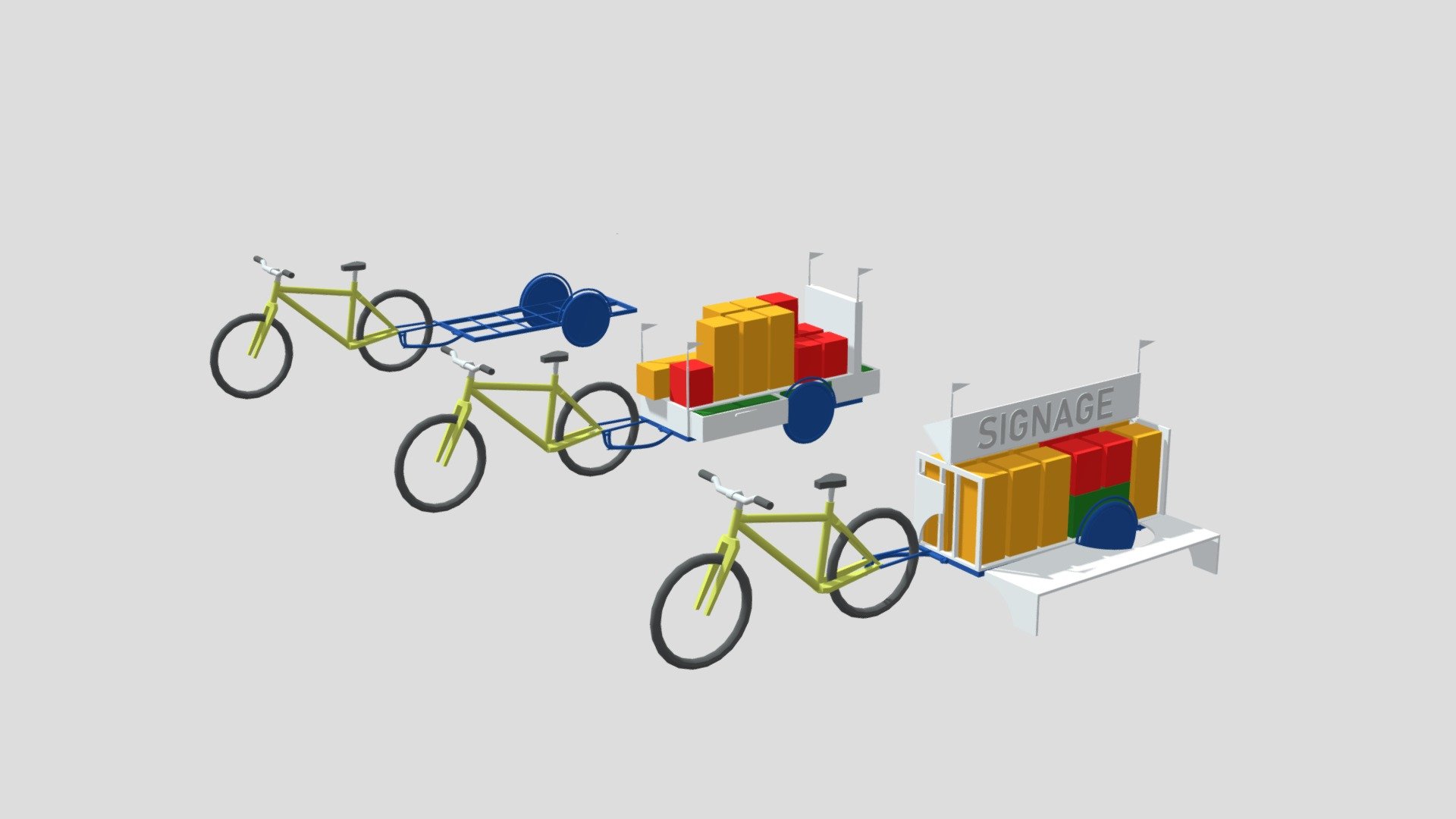 Box Trailer Variations - 3D model by finnforstner [17418c4] - Sketchfab