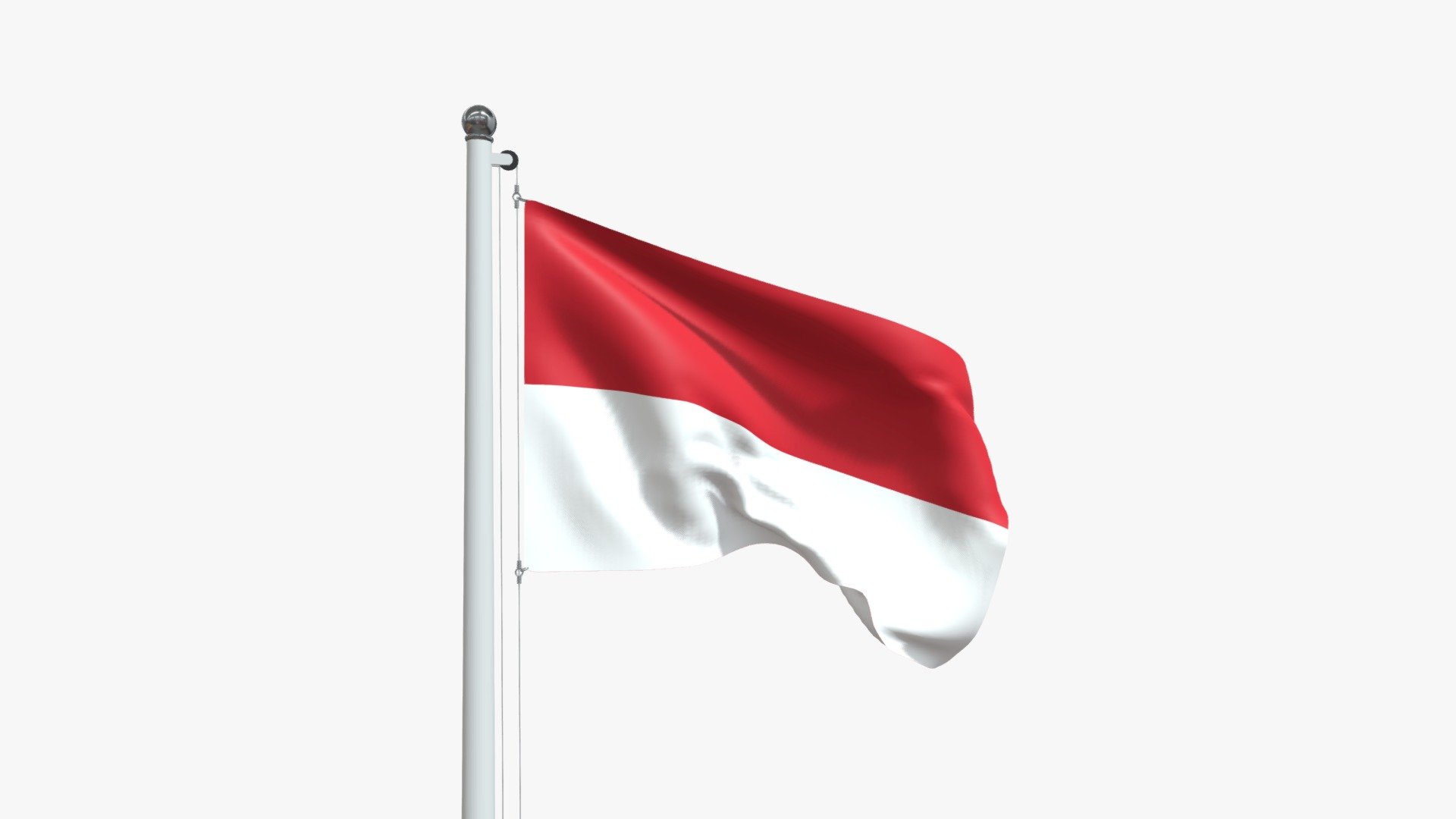 Flag Of Indonesia - Buy Royalty Free 3D Model By Repe Visuals (@renato ...