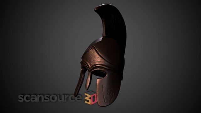 Spartan Helmet 3D Model