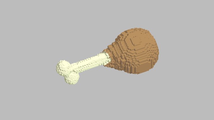 the best chicken thigh 3D Model