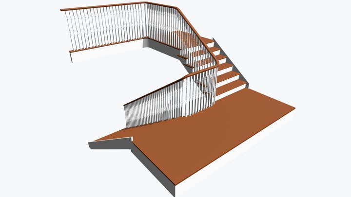 Feature Staircase 3D Model