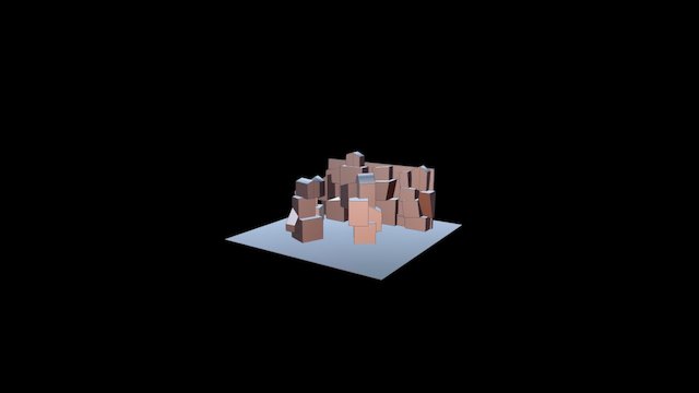 City Concept 3D Model