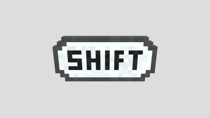 Shift Key 3D Model
