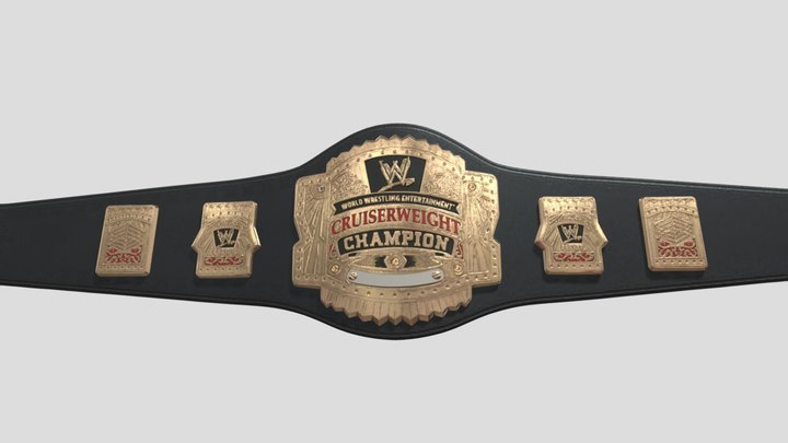 WWE CRUISERWEIIGHT CHAMPION BELT – Modello 3D gratuito STL