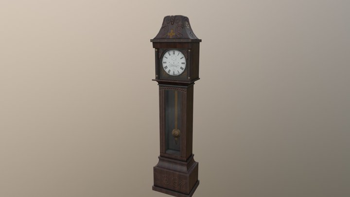 Grandfather Clock (Into The Soup) 3D Model
