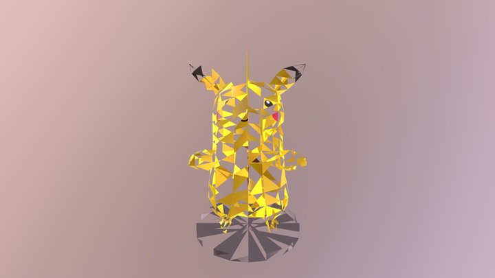 Pikachuuuu V2 3D Model