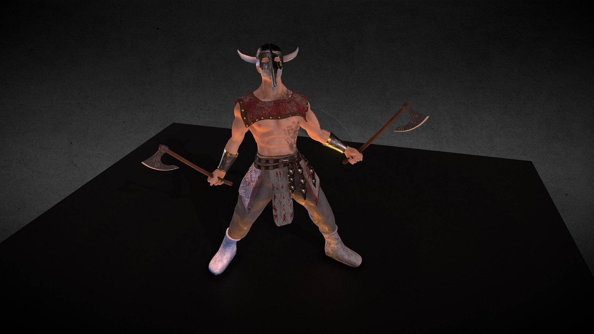 Angry viking