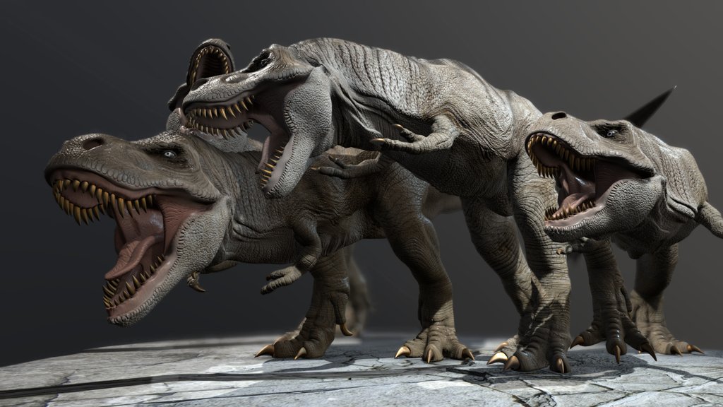 Tyrannosaur Fight