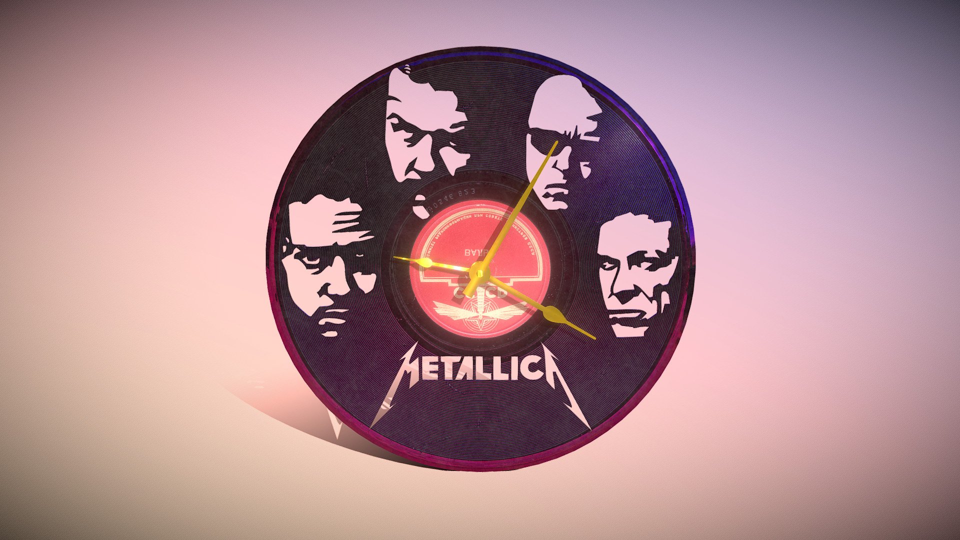 Clock Vinyl Metalica