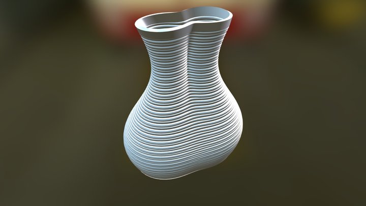 Siamese twin vase 3D Model