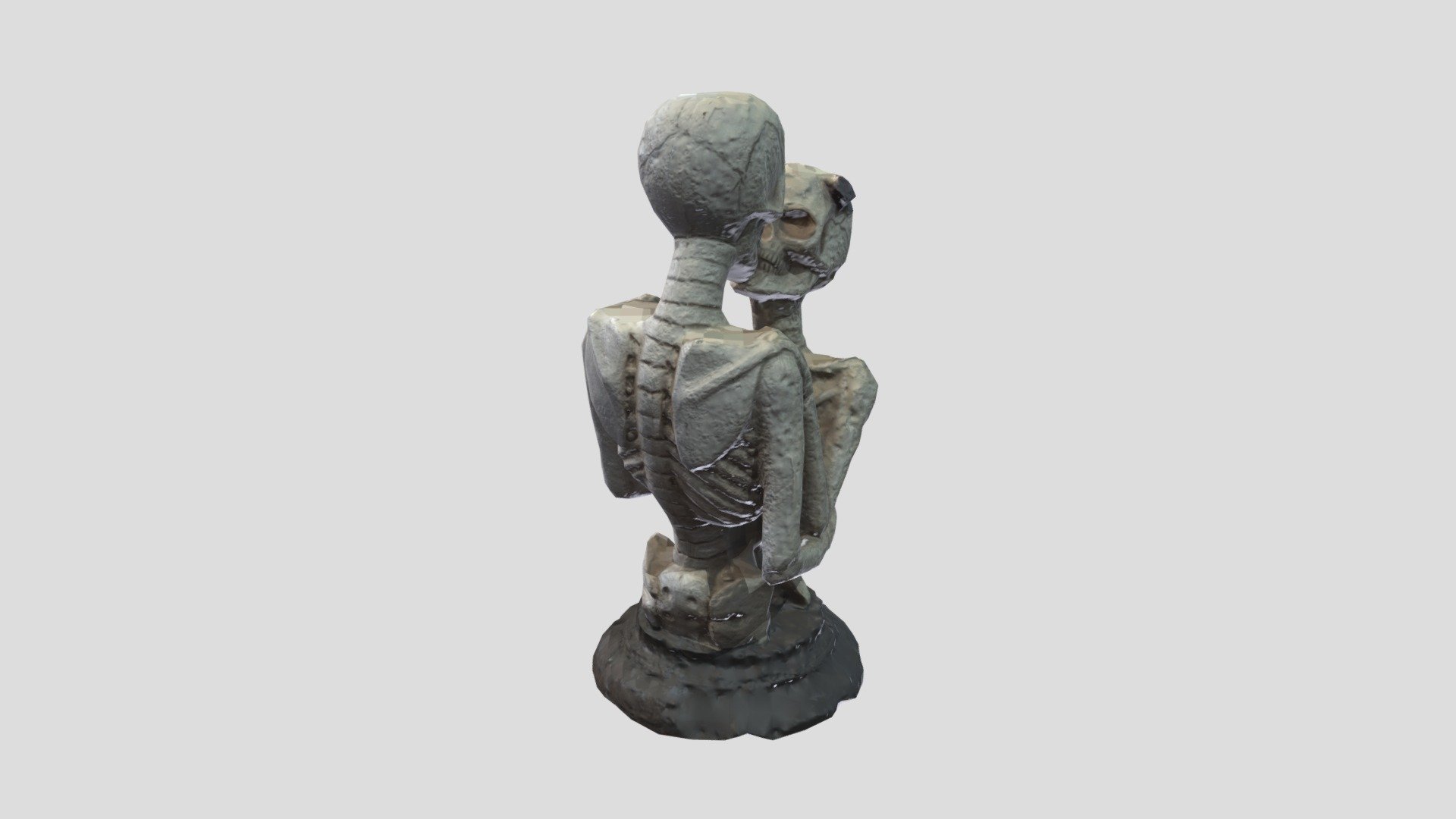 Skeletons Statue (5kTris)