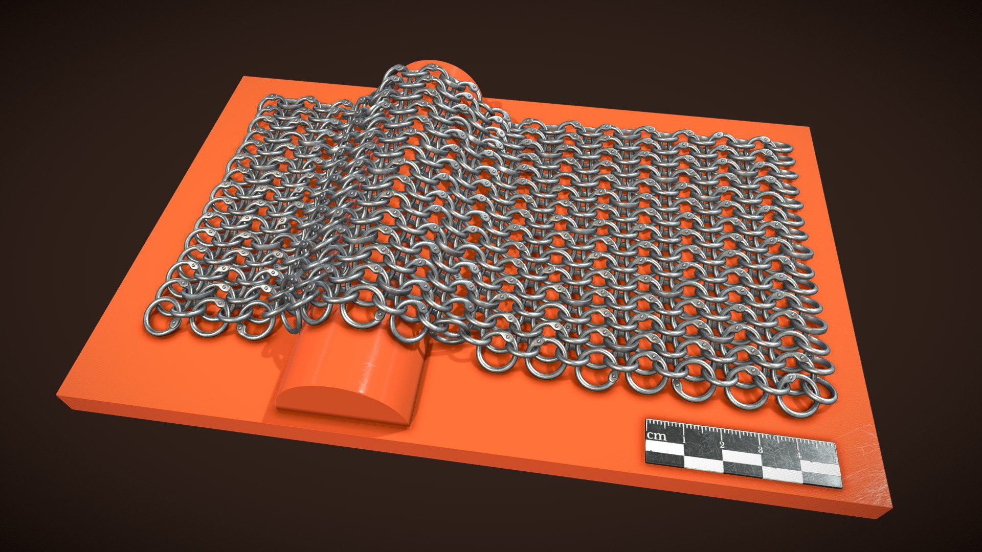 Vimose belt mail fabric: 3D reconstruction
