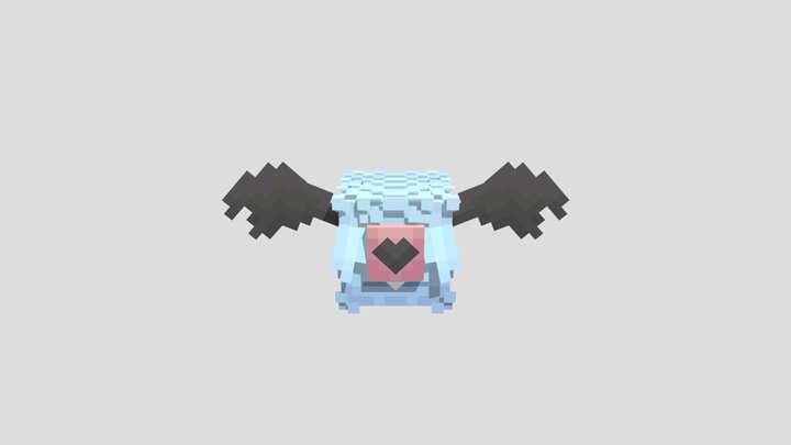 Woobat 3D Model