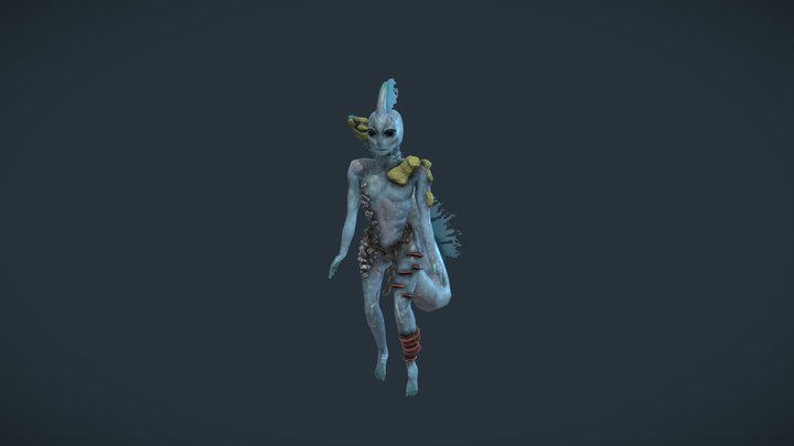 AS3 Nautical Character 'The Creature' 3D Model