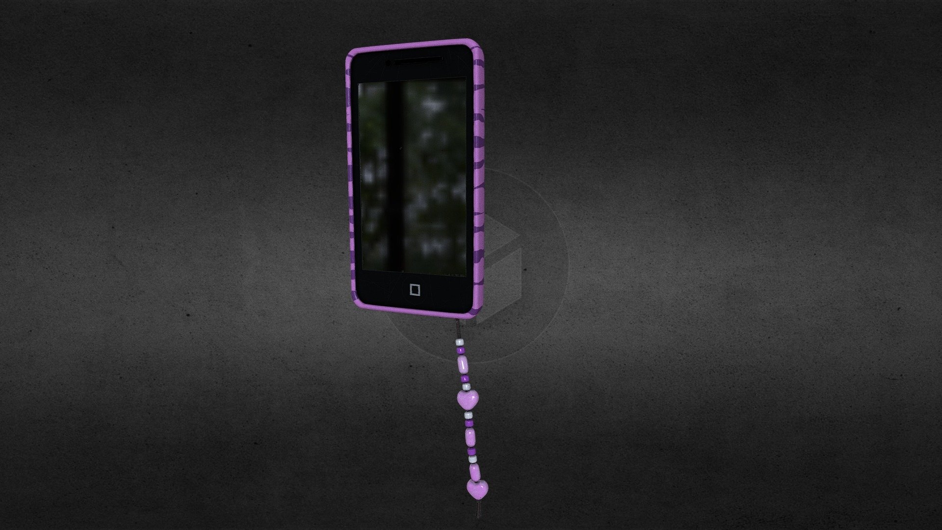 Phone and charm - Download Free 3D model by MaizieM00 [17495d0] - Sketchfab