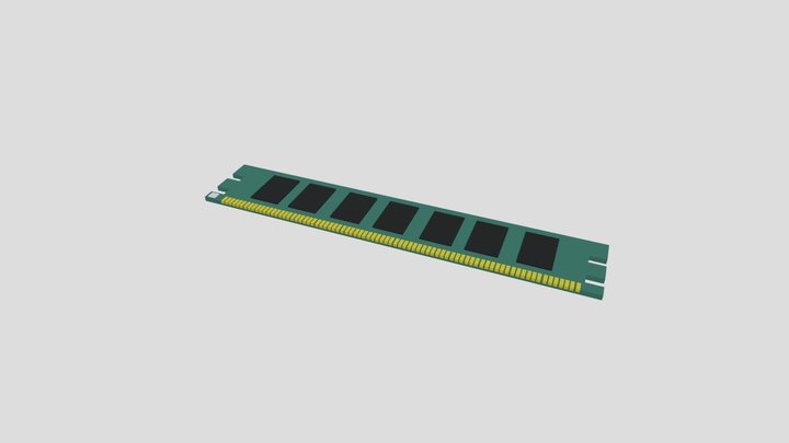 Low-Poly Ram 3D Model