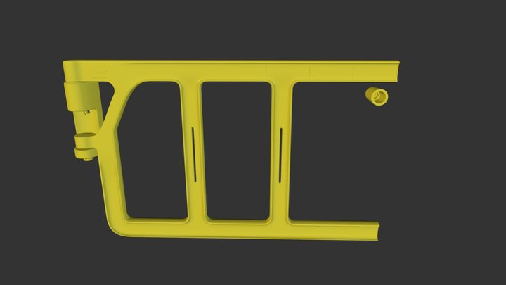 Double Axes Gate (940mm - 37in) 3D Model