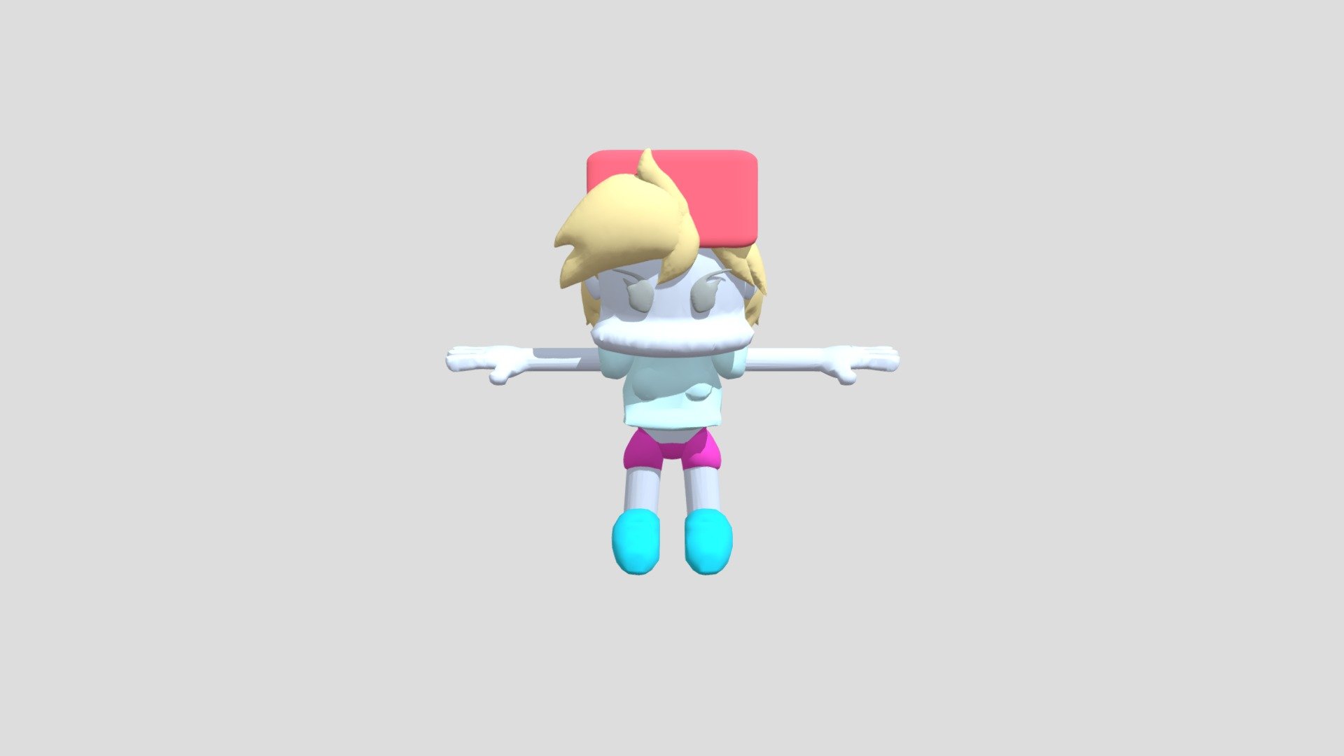 Friday Night Funkin Fem Boyfriend Need texturing - Download Free 3D ...