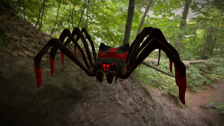 Spider 3D Model
