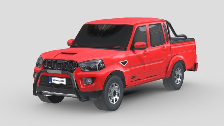 Mahindra PickUp Cab Karoo 2022 3D Model