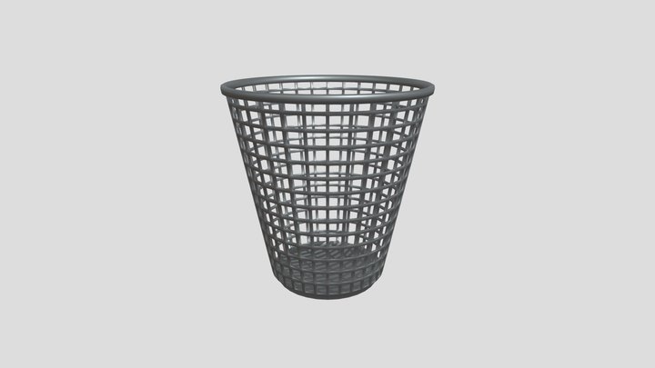 Office Trash Can – Gratis 3D-model STL