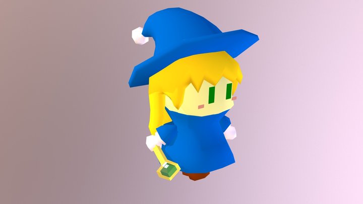 やなぼ～さんの絵のCG 3D Model