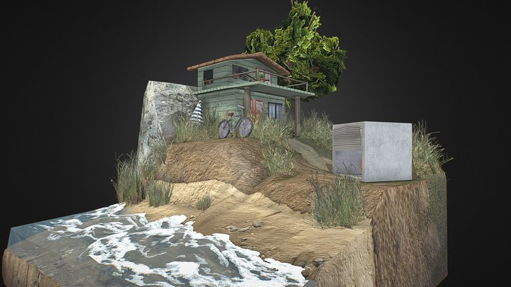 DAE Diorama - By the ocean 3D Model