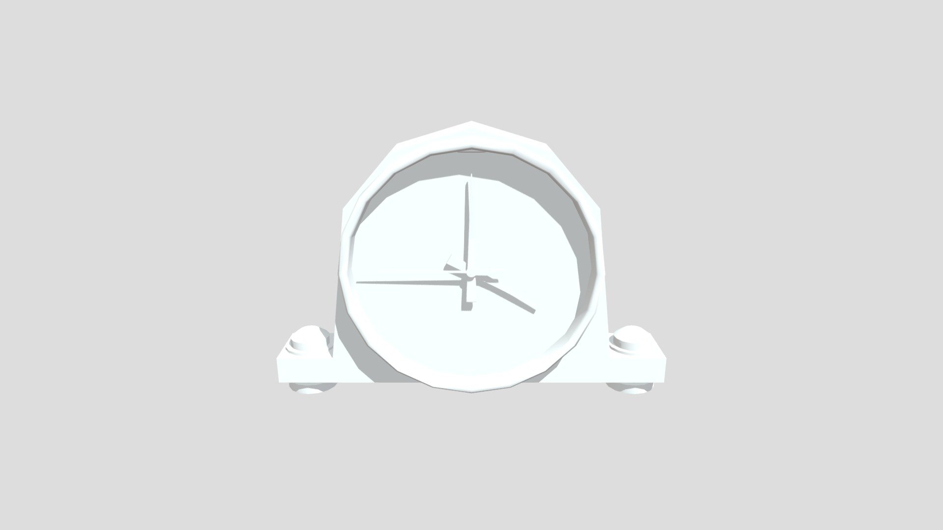 Analog clock from Poly by Google