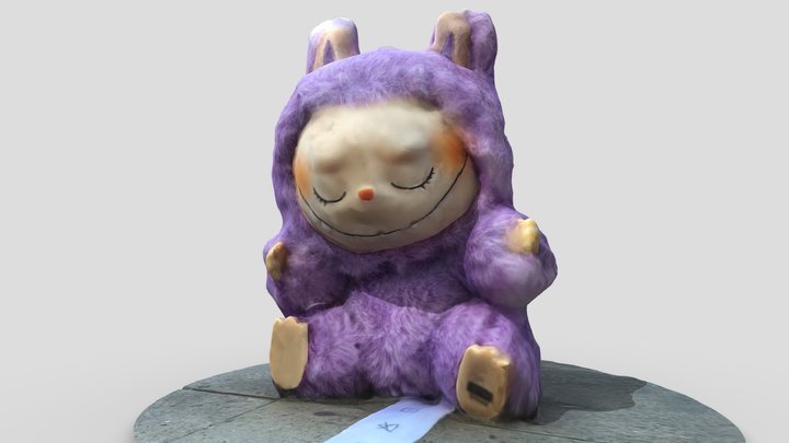 Labubu Keychain 3D Model