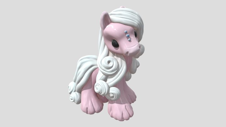 pink pony 3D Model
