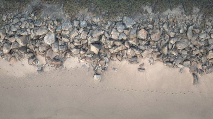 Breakwater coast 3D Model