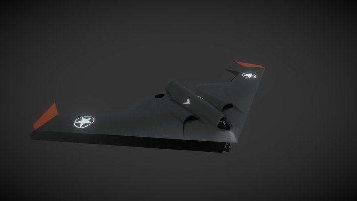 UCAV Stealth Drone 3D Model 3D Model
