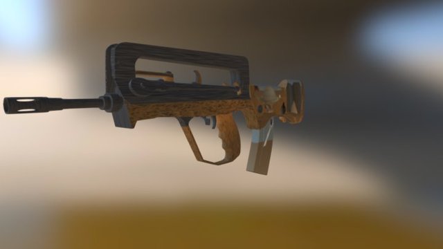 FAMAS | Great War 3D Model