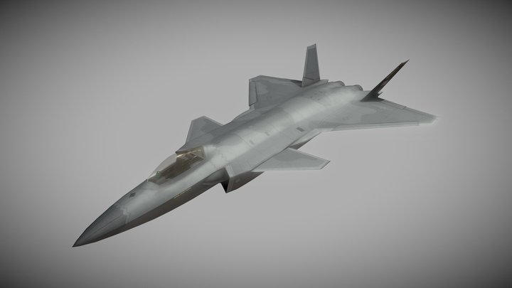 歼20战斗机 3D Model