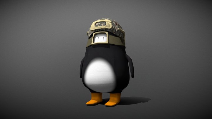 Penguin Commando 3D Model