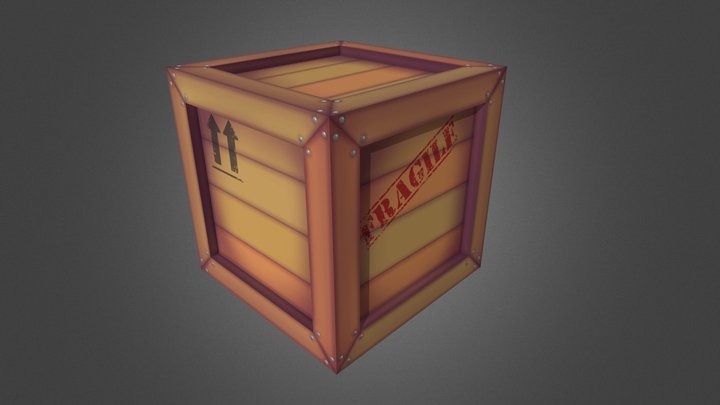 Crate 01 3D Model