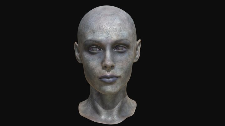 Zombie Girl original 3D Model