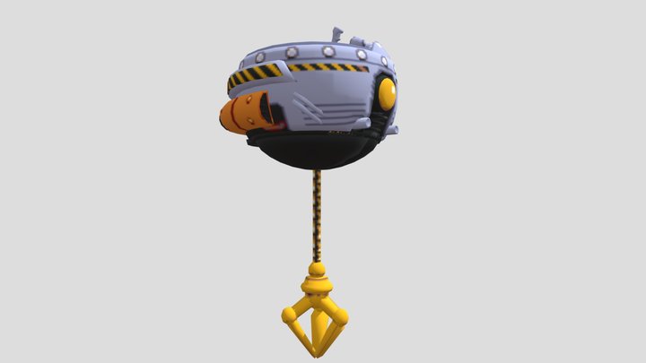 Sonic 3 eggmobile 3D Model