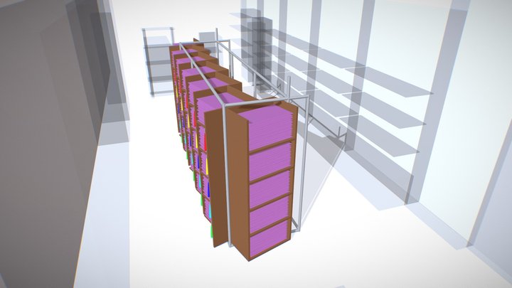 Shop Blockout with surroundings 3D Model