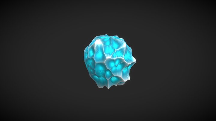 Crystal 02 Procedural Material 🧊💎 3D Model