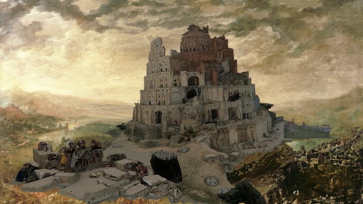 Tower of Babel 3D Model