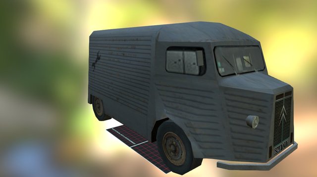 Prop_ Citroen HY 3D Model