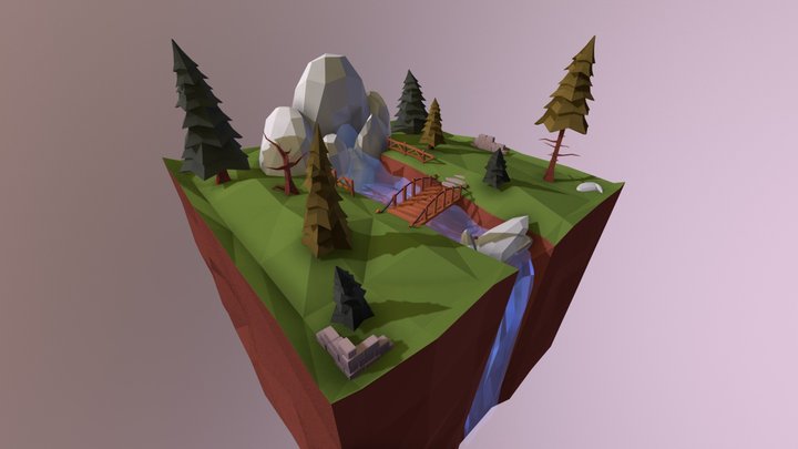 Forest Scene 3D Model