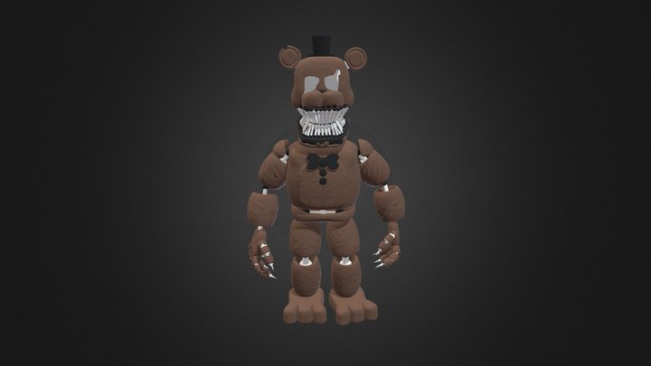 Nightmare Sinister Freddy 3D Model