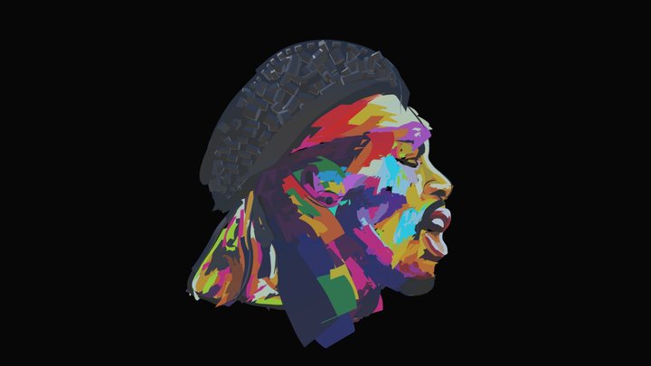 James Marshall Hendrix 3D Model