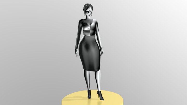 Margot Pierce 3D Model
