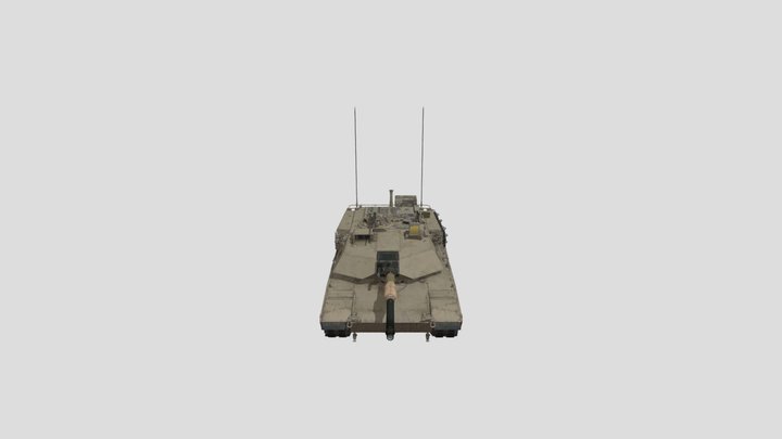 M1A1 (Gulf War) (War Thunder) 3D Model
