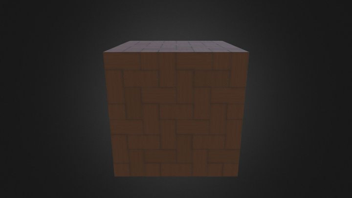 PBR Wood Floor Texture,  3D Model