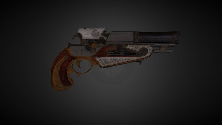 Pirate Gun  3D Model
